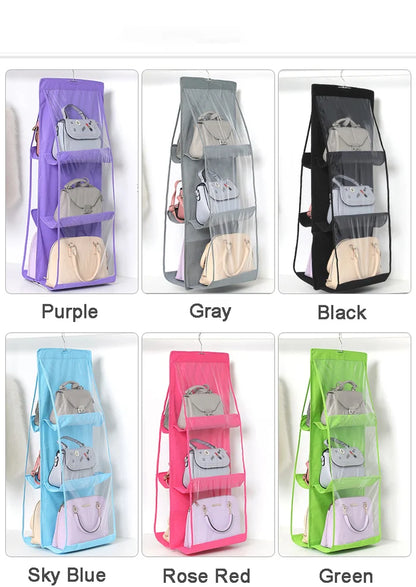 Double-Sided Six-Layer Hanging Storage Bag