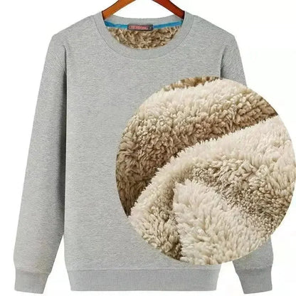 Men’s Thick Fleece Winter Sweatshirt