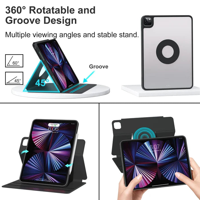 360° Rotatable Slide Tablet Case