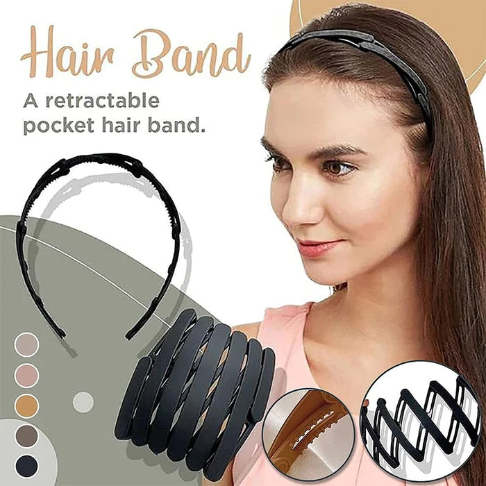 New Retractable Pocket Headbands